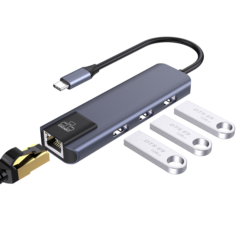 Type c USB 3.0+RJ45 Lan card