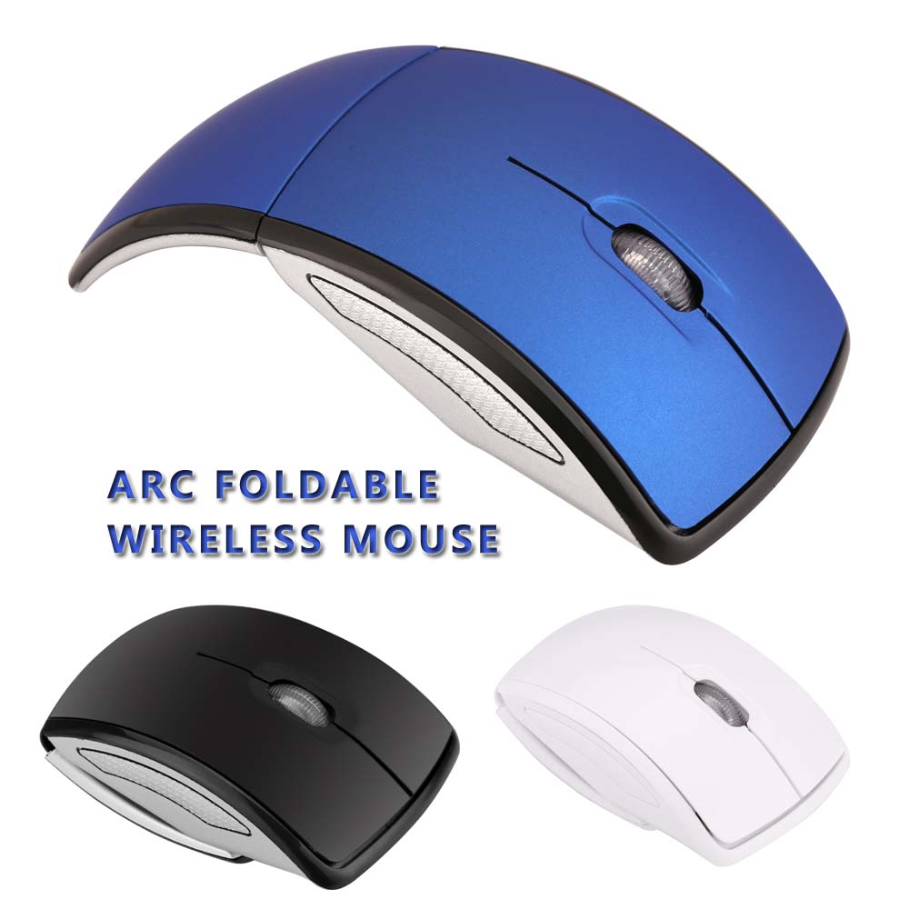 Arc foldable wireless mouse