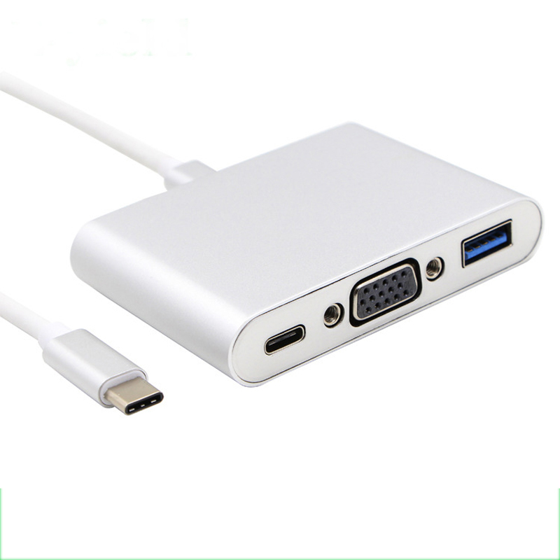 Type c to vga to usb 3in 1
