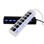 7 port with switch and LED light usb 2.0 hubs