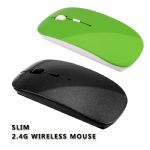 White Slim 2.4G Wireless Mouse for Macbook and PC